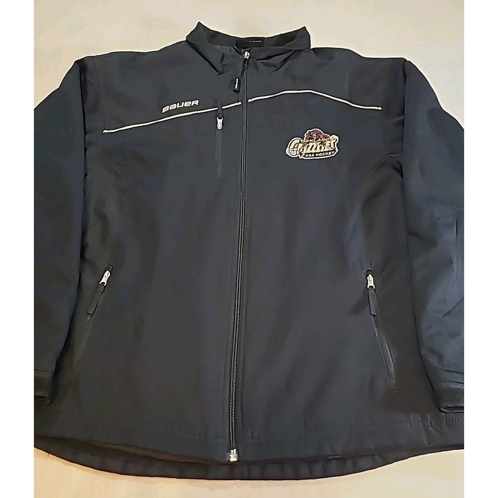 Bauer Team Jacket Oakland Grizzlies AAA Hockey Juniors XL Fleece‎ Lined